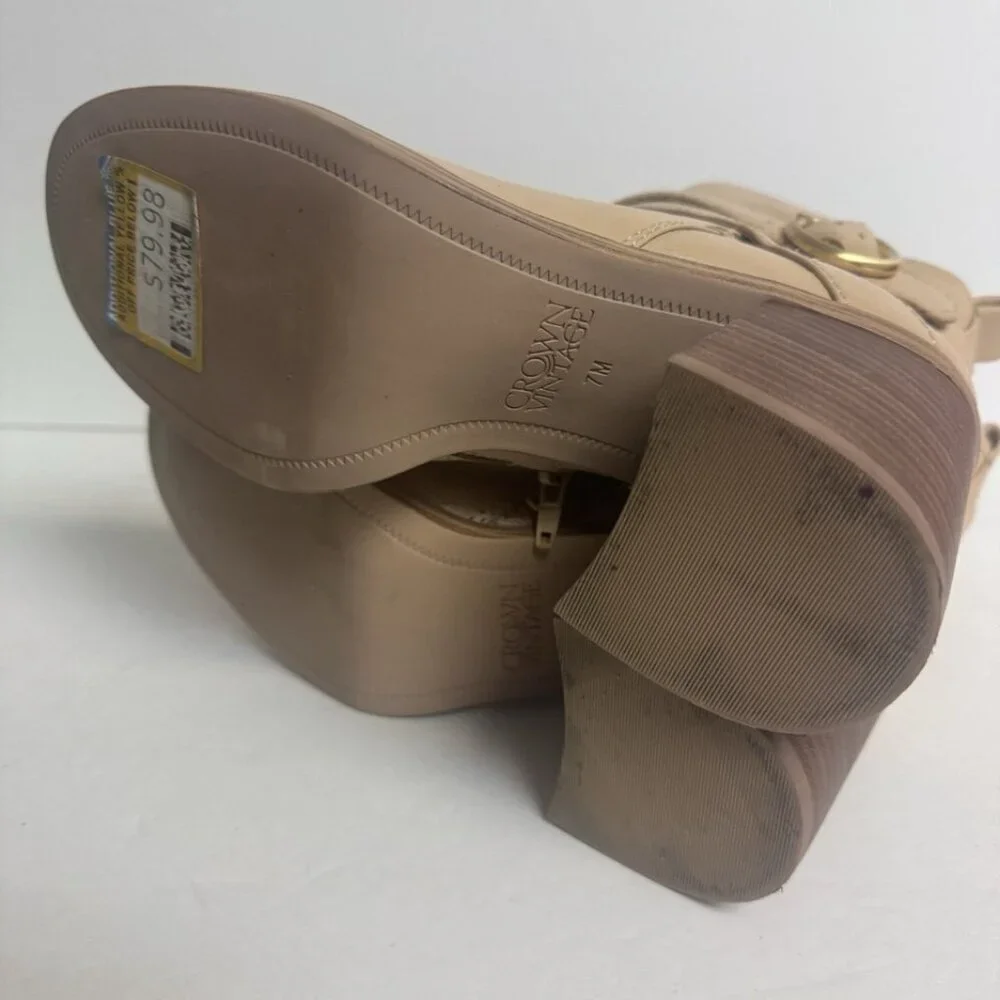 Crown Vintage Womens Courla Bootie Size 7 M